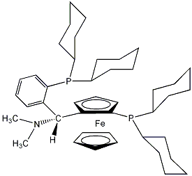 (R)-(+)-[(R)-2-Dicyclohexylphosphinoferrocenyl](N,N-dimethylamino)(2-dicyclohexylphosphinophenyl)methane, min. 97%