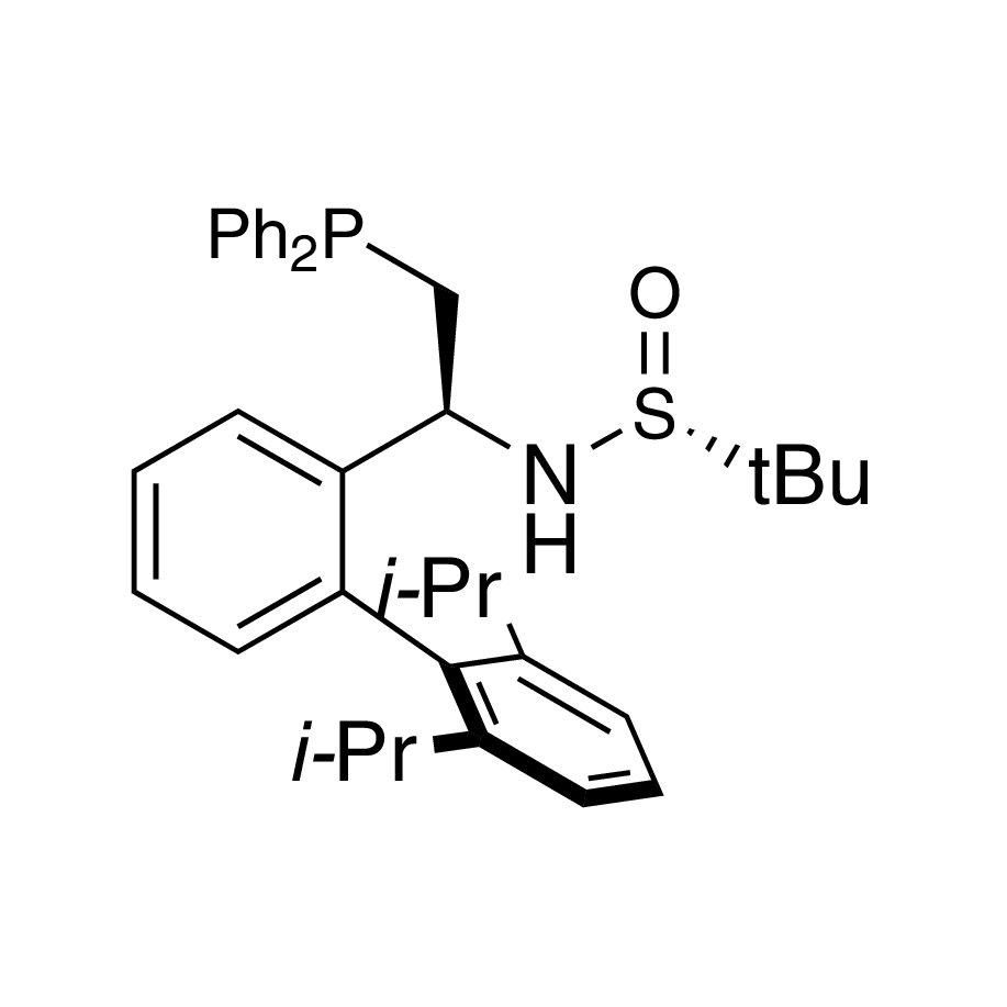 [S(R)]-N-[(1S)-1-(2',6'-Diisopropyl)-(1,1'-biphenyl)-2-yl]-2-(diphenylphosphino)ethyl]-2-methyl-2-propanesulfinamide, 95%