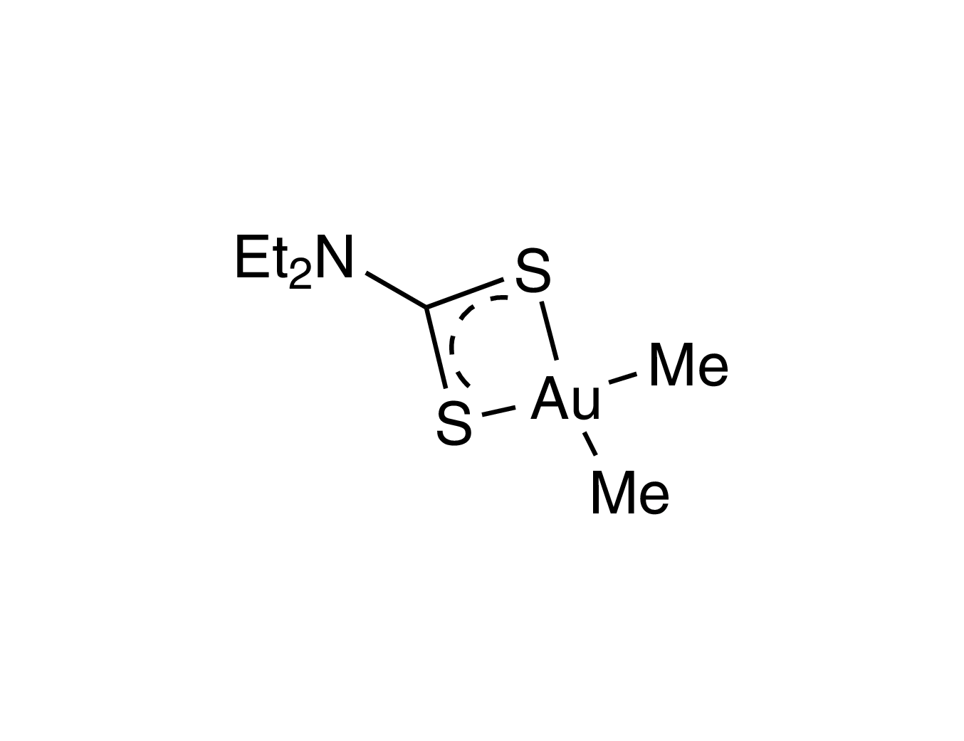 (N,N-Diethyldithiocarbamato)dimethylgold(III), 97% (99.999%-Au) PURATREM