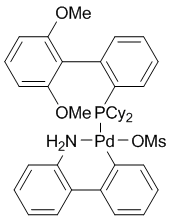 Methanesulfonato(2-dicyclohexylphosphino-2',6'-dimethoxy-1,1'-biphenyl)(2'-amino-1,1'-biphenyl-2-yl)palladium(II) dichloromethane adduct min. 98% [SPhos Palladacycle Gen. 3]