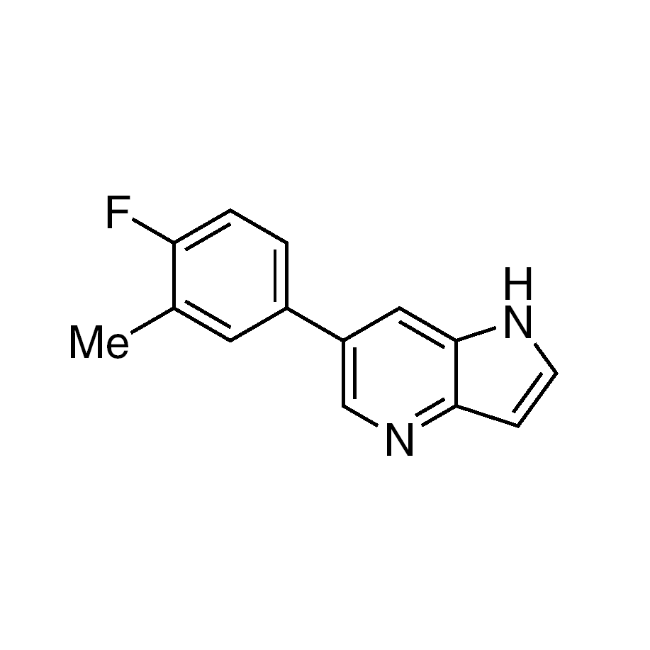 6-(4-Fluoro-3-methylphenyl)-1H-pyrrolo[3,2-b]pyridine, 95%