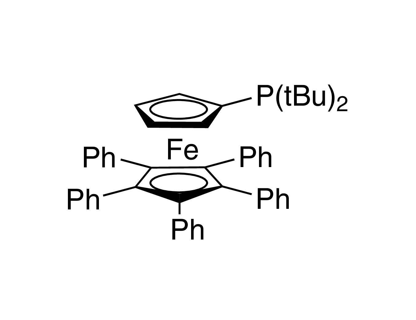 1,2,3,4,5-Pentaphenyl-1'-(di-t-butylphosphino)ferrocene, 95% CTC-Q-PHOS