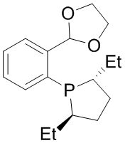 2-{2-[(2R,5R)-2,5-Diethyl-1-phospholano]phenyl}1,3-dioxolane, min. 97%