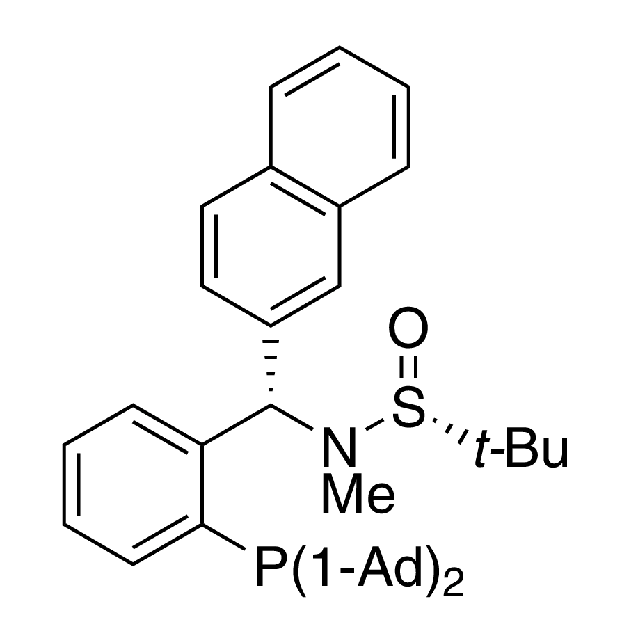 [S(R)]-N-[(S)-[2-(Diadamantanphosphino)phenyl](2-naphthalenyl)methyl]-N,2-dimethyl-2-propanesulfinamide, 95%