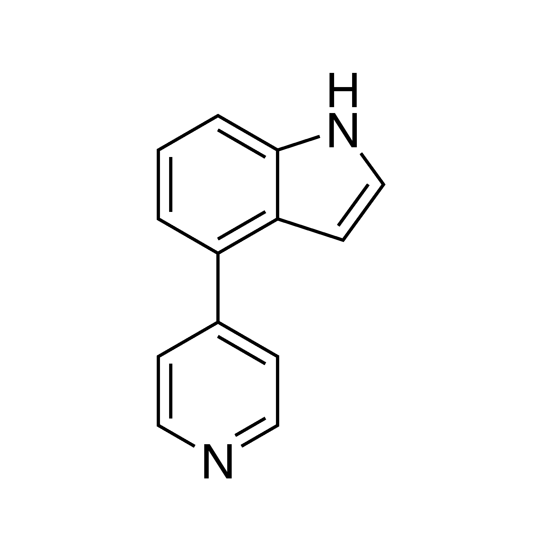 4-(Pyridin-4-yl)-1H-indole, 95%