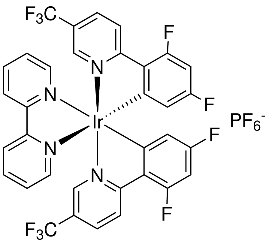 (2,2'-Bipyridine)bis[3,5-difluoro-2-[5-(trifluoromethyl)-2-pyridinyl-kN][phenyl-kC]iridium(III) hexafluorophosphate, 95%
