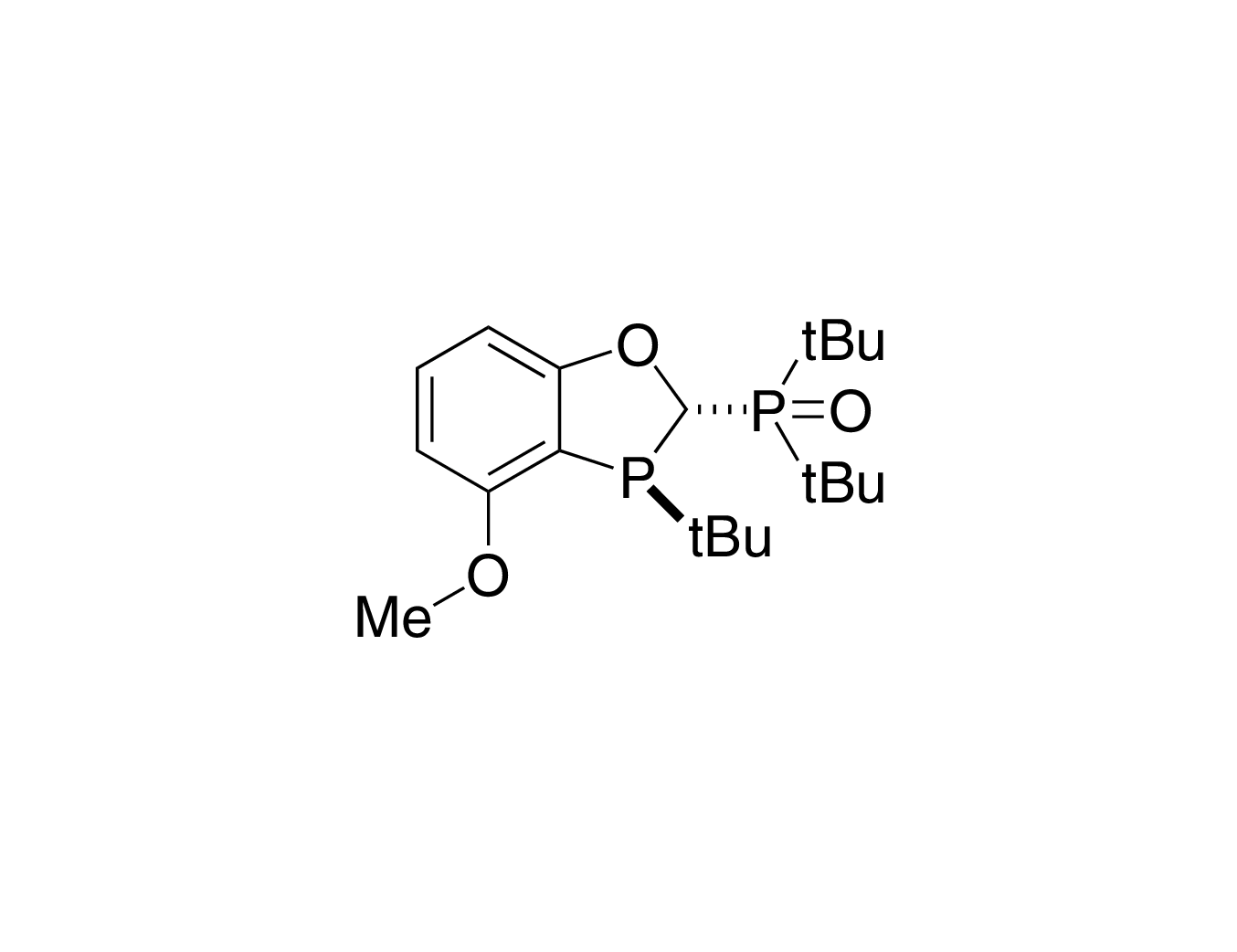 racemic-Di-tert-butyl(3-(tert-butyl)-4-methoxy-2,3-dihydrobenzo[d][1,3]oxaphosphol-2-yl)phosphine oxide, 97%