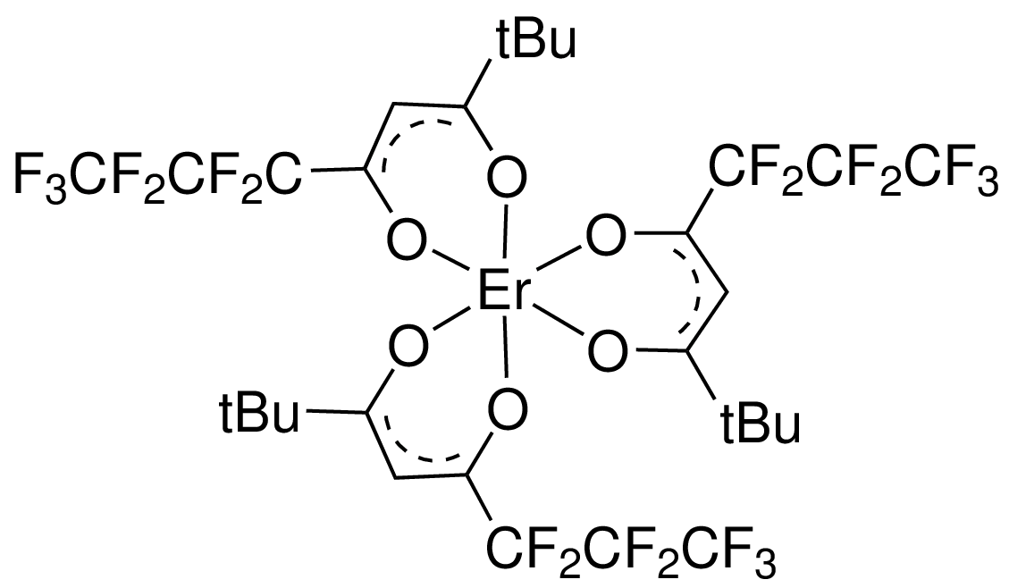 Tris(6,6,7,7,8,8,8-heptafluoro-2,2-dimethyl-3,5-octanedionate)erbium(III) (99.9%-Er) (REO) [Er(FOD)₃]