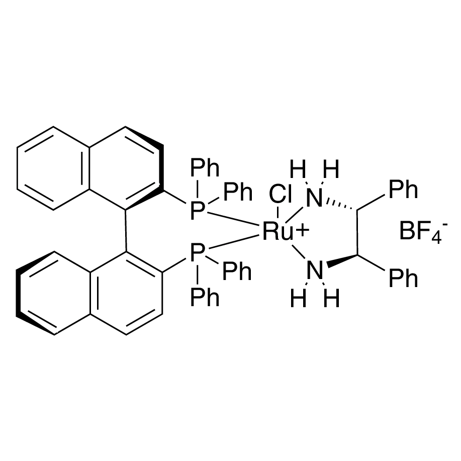 Chloro[(R)-2,2'-bis(diphenylphosphino)-1,1'-binaphthyl][(1R,2R)-2-(diphenylphosphino)-1,2-diphenylethanamine]ruthenium(II) tetrafluoroborate, min. 97%
