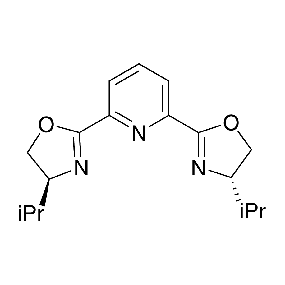 (-)-2,6-Bis[(4S)-4-(i-propyl)-2-oxazolin-2-yl]pyridine, 98+% (S)-(i-Pr)-pybox