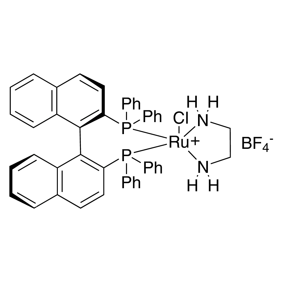 Chloro[(R)-2,2'-bis(diphenylphosphino)-1,1'-binaphthyl][2-(diphenylphosphino)ethanamine]ruthenium(II) tetrafluoroborate, min. 97%