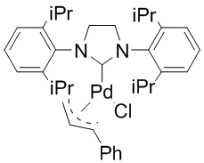 Chloro[(1,2,3-≈)-3-phenyl-2-propenyl][1,3-bis(2,6-di-i-propylphenyl)-4,5-dihydroimidazol-2-ylidene]palladium(II), min. 97%
