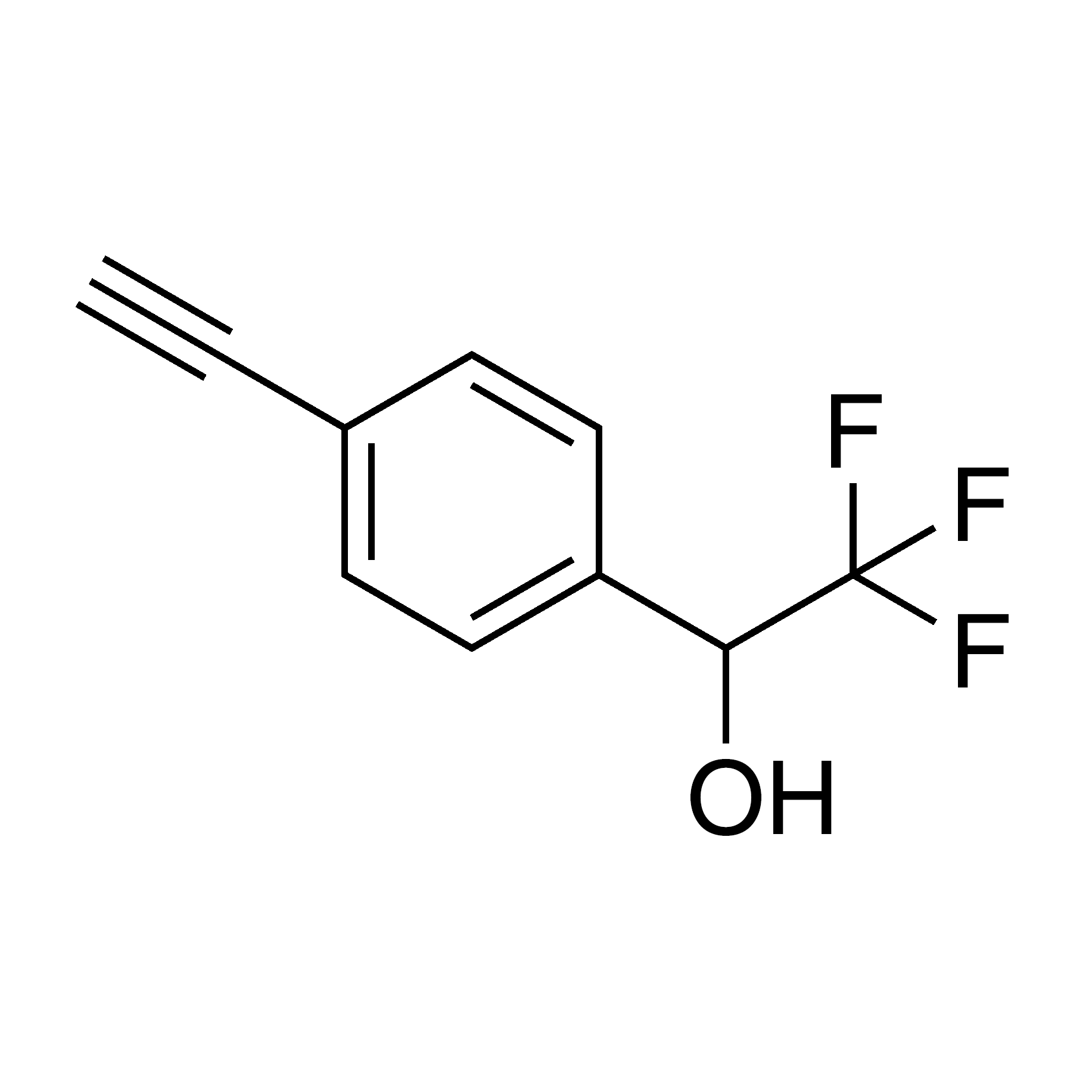 1-(4-Ethynylphenyl)-2,2,2-trifluoroethanol, 95%