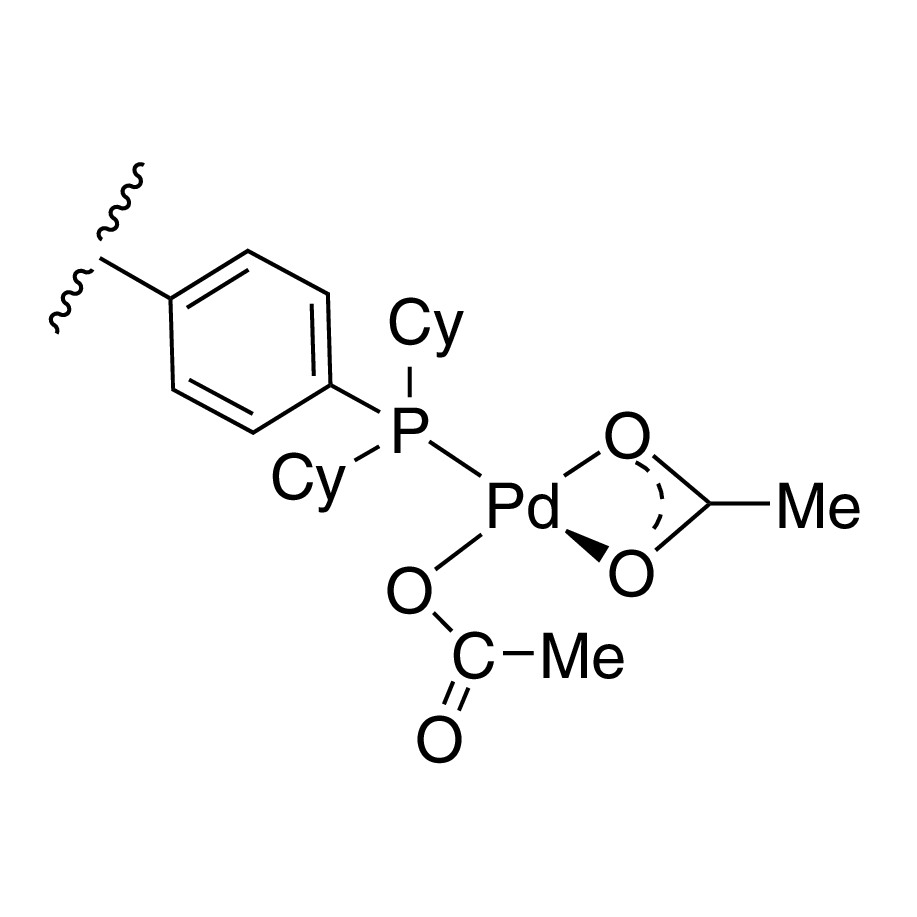 Di(acetato)dicyclohexyl­phenylphosphinepalladium (II) (~5% Pd) polymer-bound FibreCat™