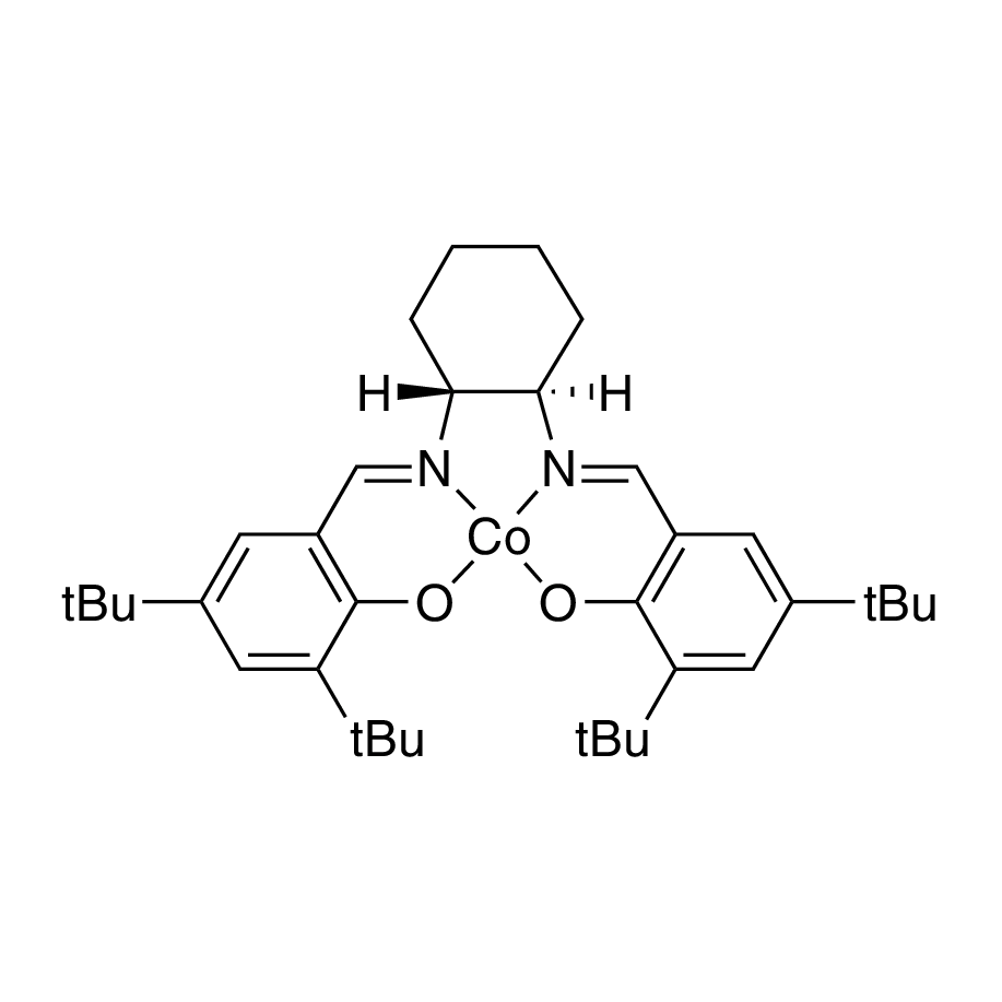 (1R,2R)-(-)-1,2-Cyclo­hexanediamino-N,N'-bis(3,5-di-t-butyl­salicylidene)cobalt(II)