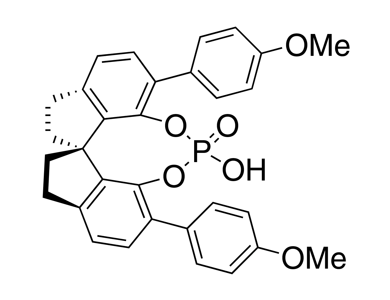 (11aS)-3,7-Bis(4-methoxyphenyl)-10,11,12,13-tetrahydro-5-hydroxy-5-oxide-diindeno[7,1-de:1',7'-fg][1,3,2]dioxaphosphocin, 98% (99% ee)