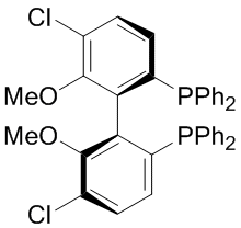 (R)-(+)-5,5'-Dichloro-6,6'-dimethoxy-2,2'-bis(diphenyl­phosphino)-1,1'-biphenyl, min. 95% (R)-Cl-MeO-BIPHEP