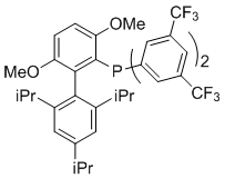 2-Di[3,5-bis(trifluoromethyl)phenylphosphino]-3,6-dimethoxy-2',4',6'-tri-i-propyl-1,1'-biphenyl, min. 98% JackiePhos