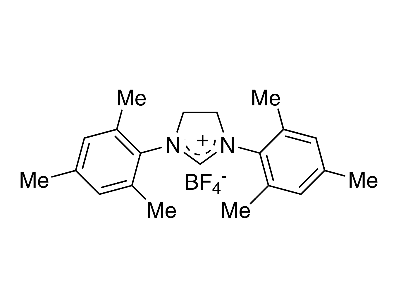 1,3-Bis(2,4,6-trimethyl­phenyl)-4,5-dihydro­imidazolium tetrafluoroborate, min. 95% SIMes-HBF₄