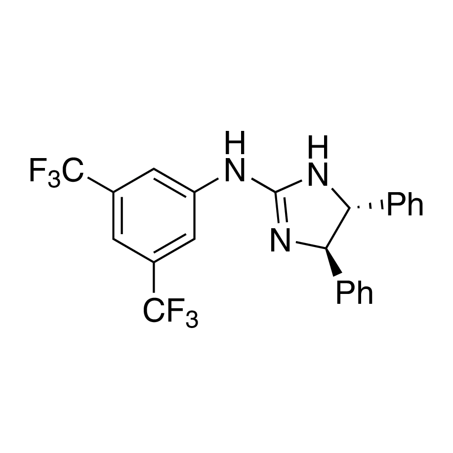 (4R,5R)-N-(3,5-Bis(trifluoromethyl)phenyl)-4,5-diphenyl-4,5-dihydro-1H-imidazol-2-amine, 98%, (99% ee)