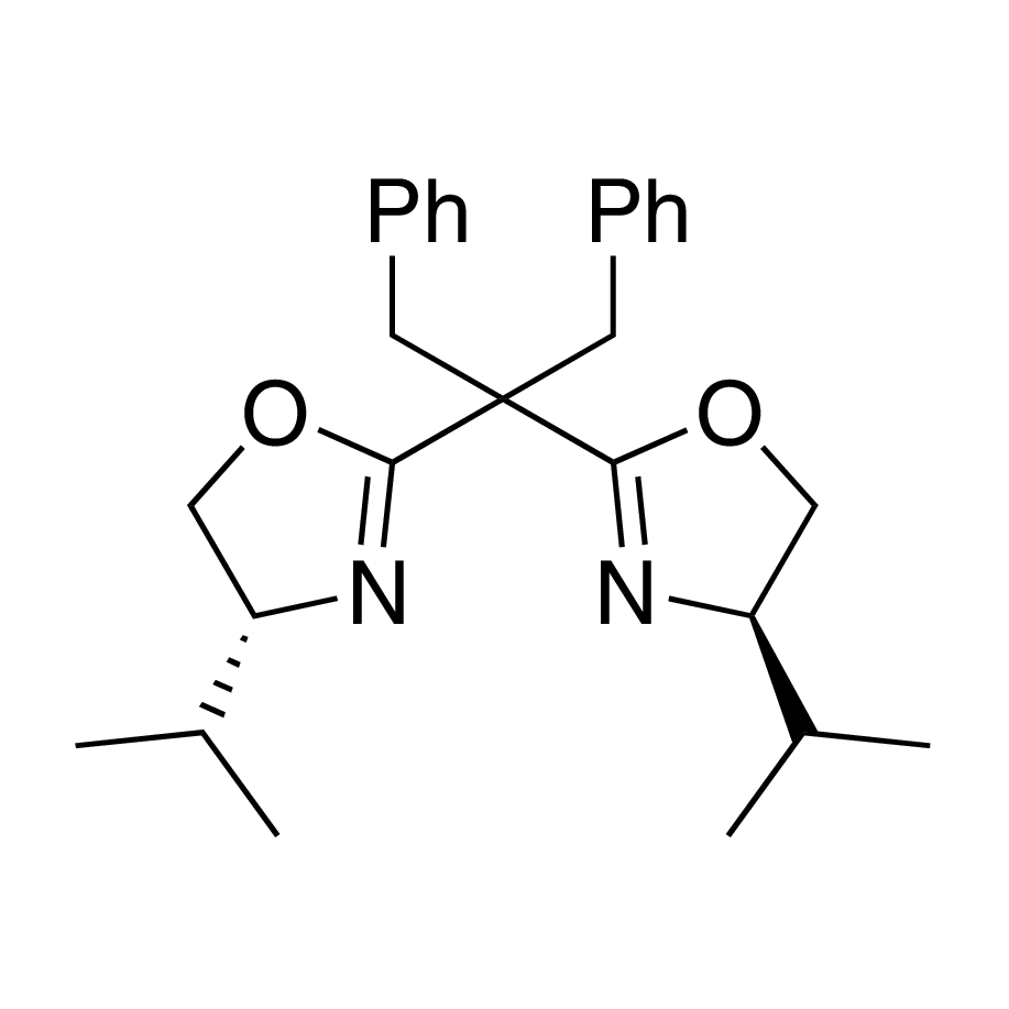 (4R,4'R)-2,2'-[2-Phenyl-1-(phenylmethyl)ethylidene]bis[4-(1-methylethyl)-4,5-dihydrooxazole], min. 98%