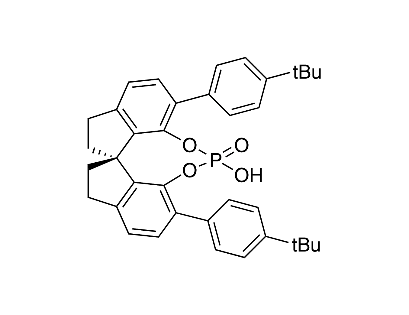 (11aS)-3,7-Bis((4-(1,1-dimethylethyl)phenyl)-10,11,12,13-tetrahydro-5-hydroxy-diindeno[7,1-de:1',7'-fg][1,3,2]dioxaphosphocin, 98%, (99% ee)