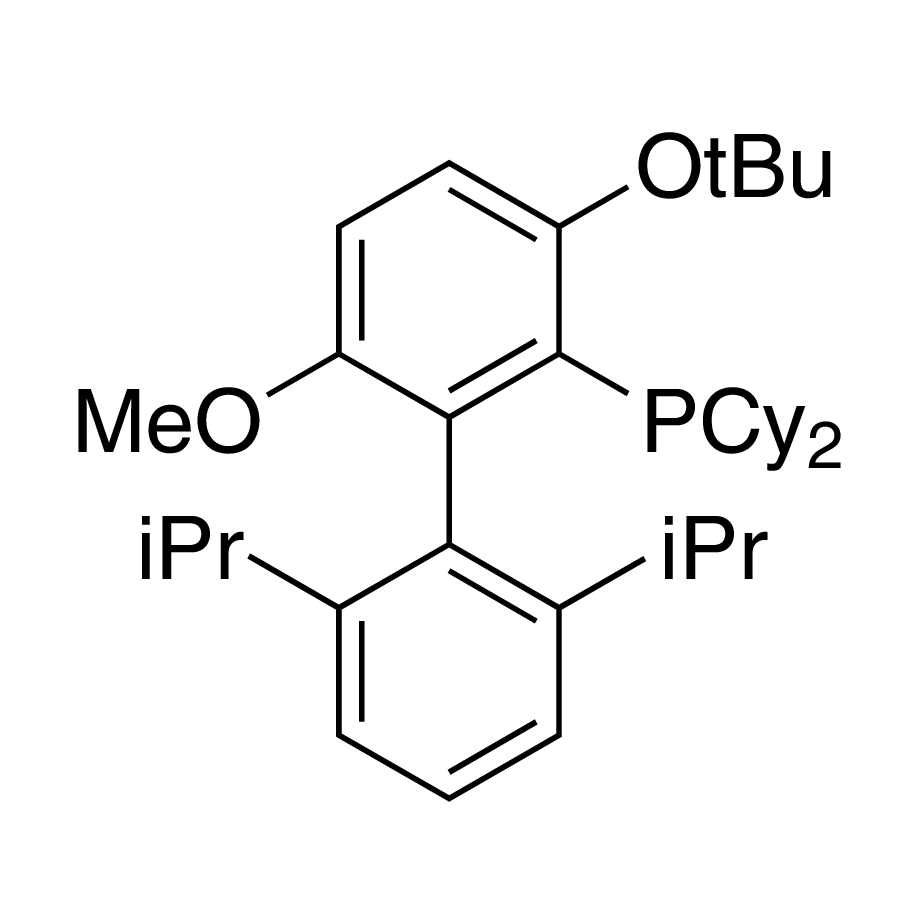 (3-(Tert-butoxy)-2',6'-diisopropyl-6-methoxy-[1,1'-biphenyl]-2-yl)dicyclohexylphosphane GPhos, 98%