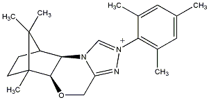 (5aS,6R,9S,9aR)-5a,6,7,8,9,9a-Hexahydro-6,11,11-trimethyl-2-(2,4,6-trimethylphenyl)-6,9-methano-4H-[1,2,4]triazolo[3,4-c][1,4]benzoxazinium tetrafluoroborate
