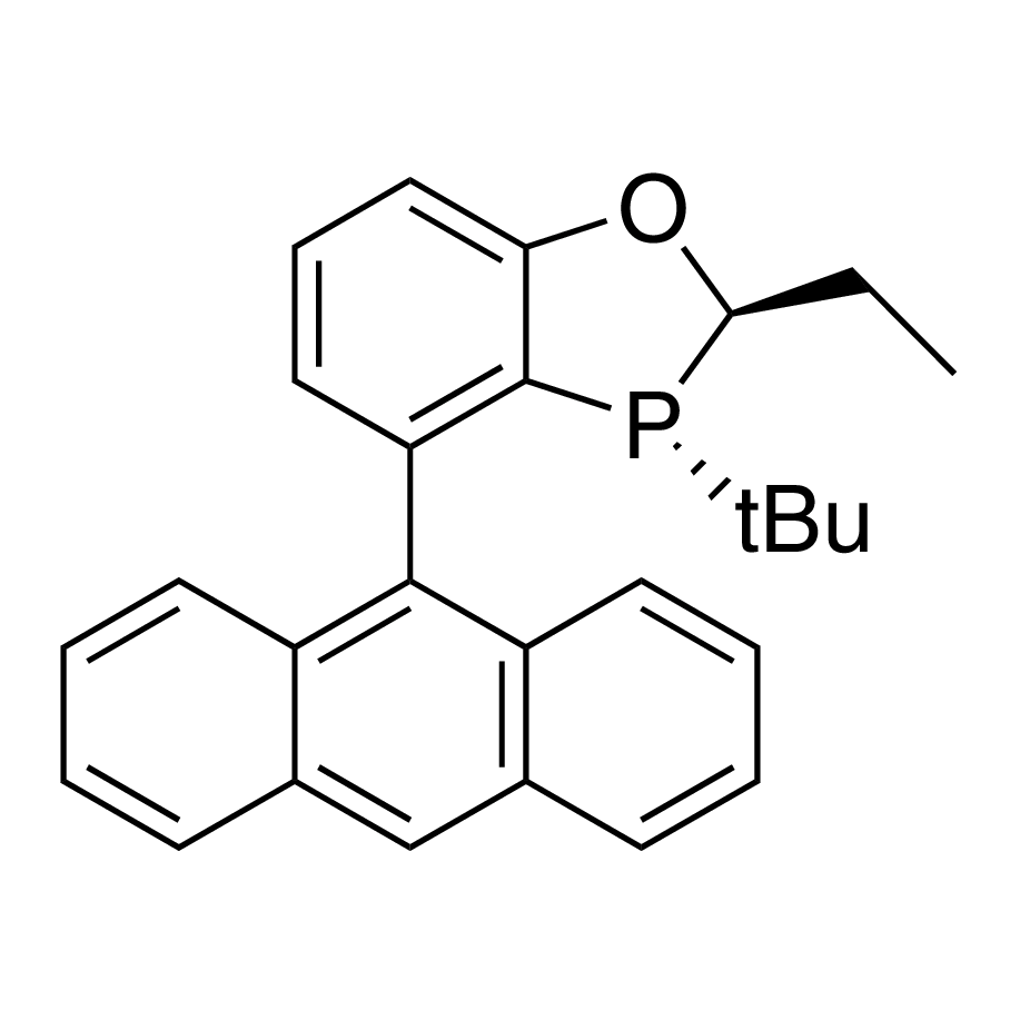 2R,3R)-4-(Anthracen-9-yl)-3-(tert-butyl)-2-ethyl-2,3-dihydrobenzo[d][1,3]oxaphosphole, 97% (>99% ee)