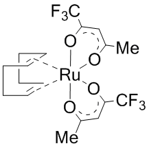 Bis(1,1,1-trifluoro-2,4-pentanedionato)(1,5-cyclooctadiene)ruthenium(II), 98%