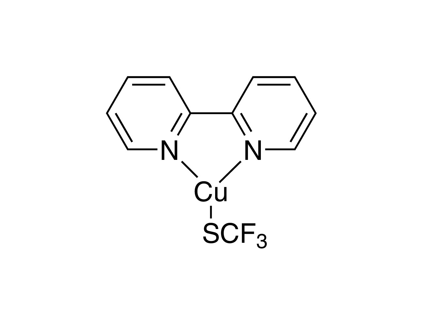 Trifluoromethylthiolato(2,2-bipyridine)copper(I), 97%