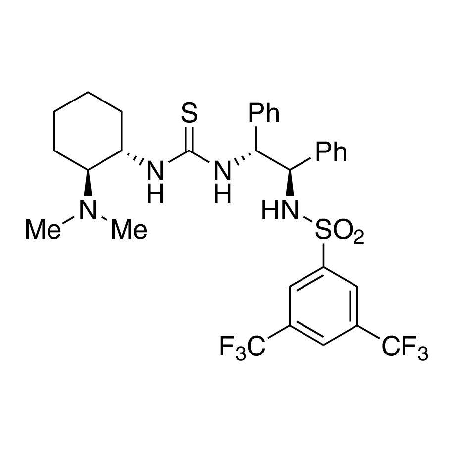 N-[(1R,2R)-2-[[[[(1S,2S)-2-(Dimethylamino)cyclohexyl]amino]thioxomethyl]amino]-1,2-diphenylethyl]-3,5-bis(trifluoromethyl)benzenesulfonamide, 95%, (99% ee)