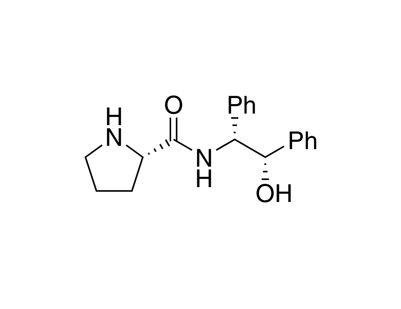 (2S)-N-[(1R,2S)-2-Hydroxy-1,2-diphenylethyl]-2-pyrrolidinecarboxamide, 98%, (99% ee)