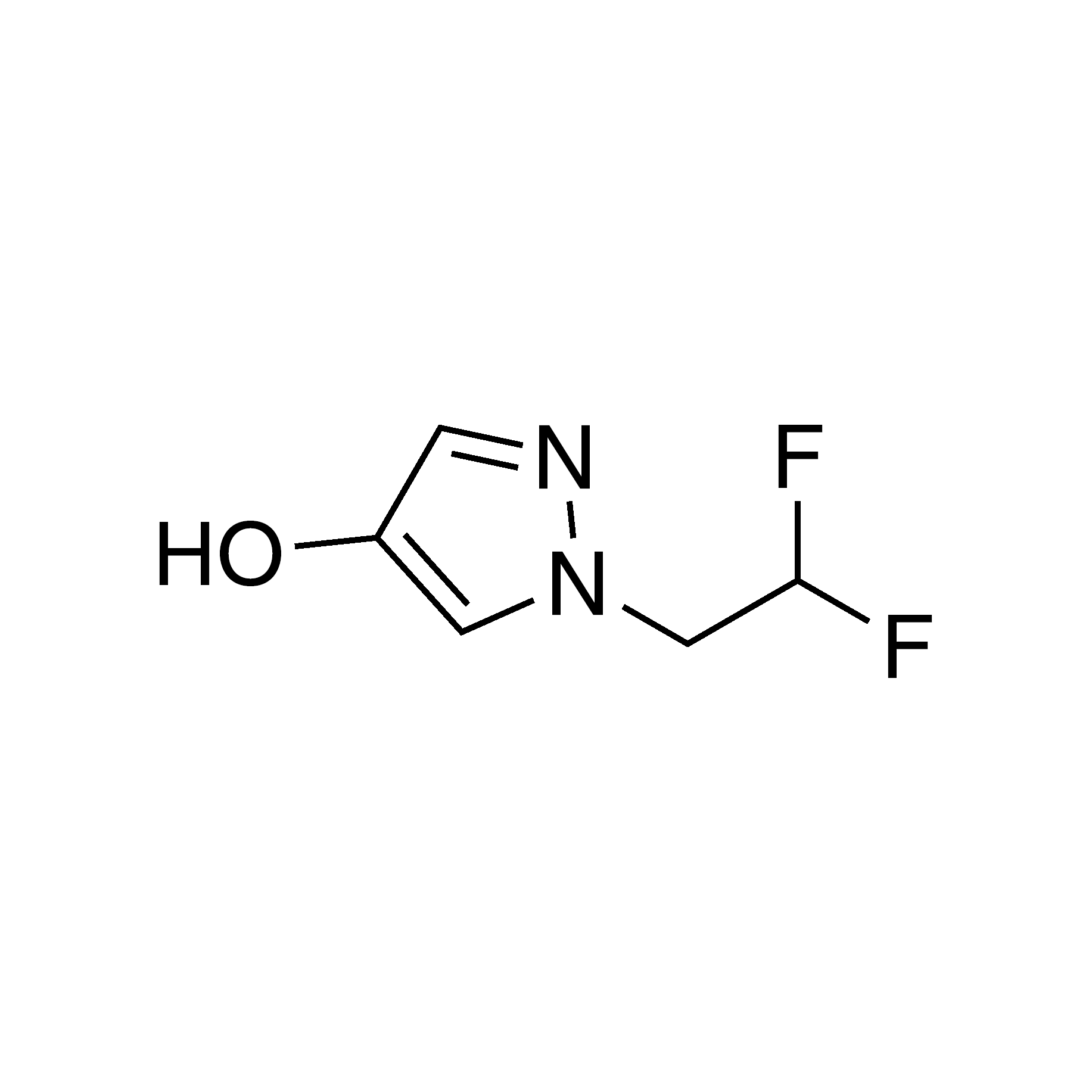 1-(2,2-Difluoroethyl)-1H-pyrazol-4-ol, 95%