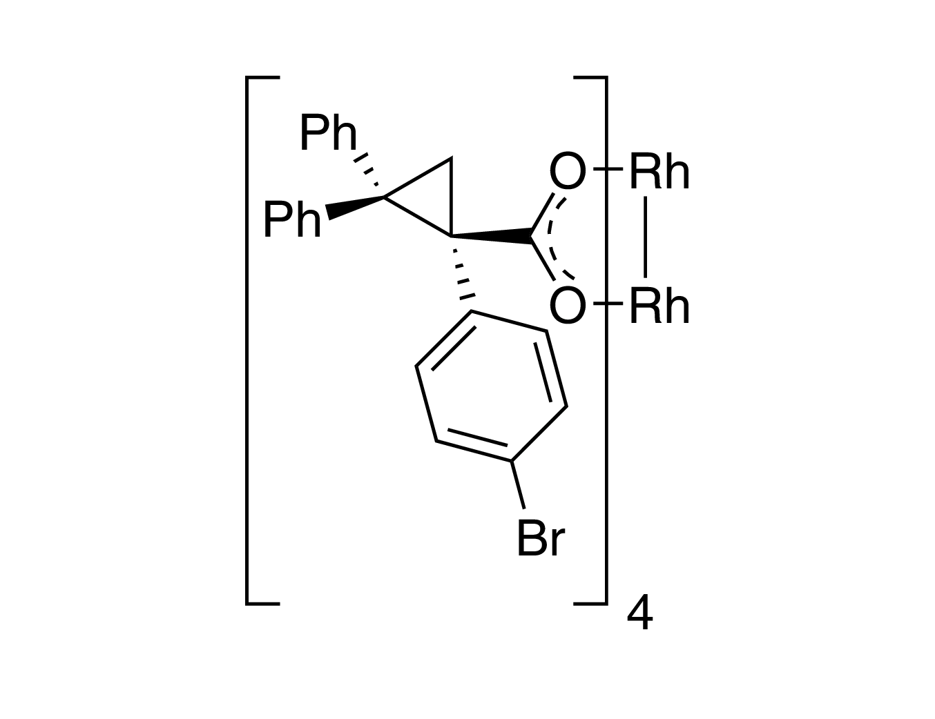 Tetrakis[(S)-(+)-[(1S)-1-(4-bromophenyl)-2,2-diphenylcyclopropanecarboxylato]dirhodium(II) Rh₂(S-BTPCP)₄