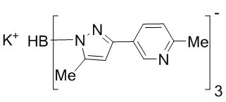 Potassium hydrotris(3-(6-methyl-3-pyridyl)-5-methyl­pyrazol-1-yl)borate, 97%