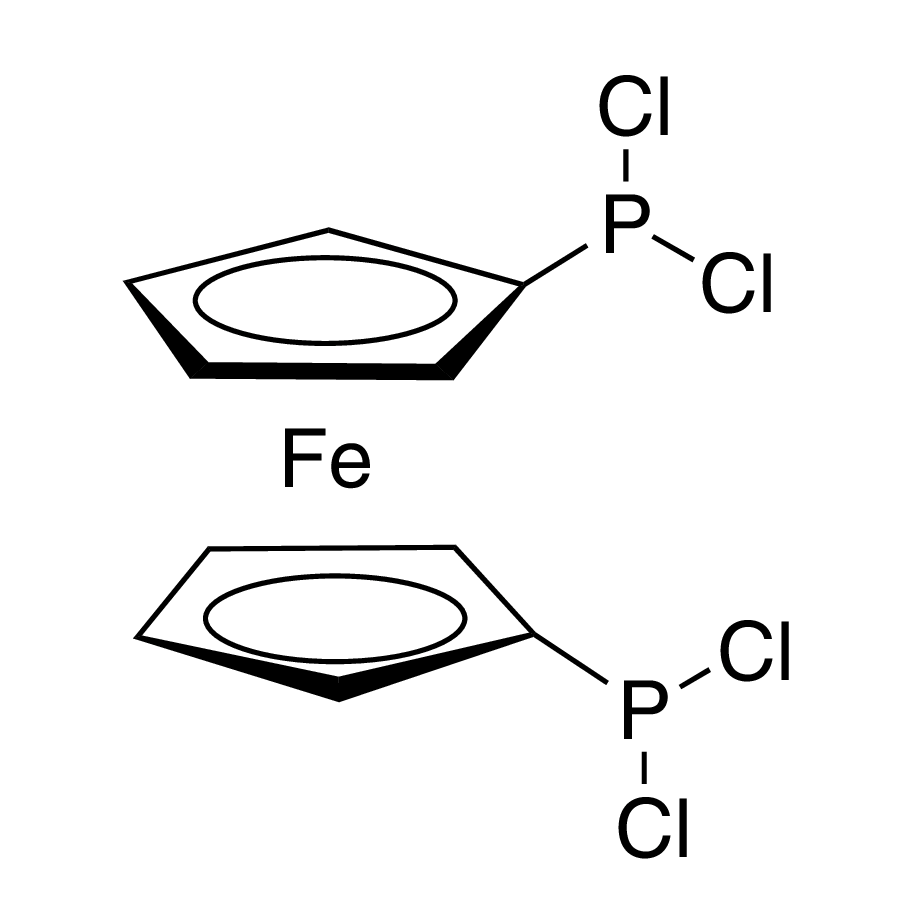 1,1'-Bis(dichlorophosphino)ferrocene, 98%