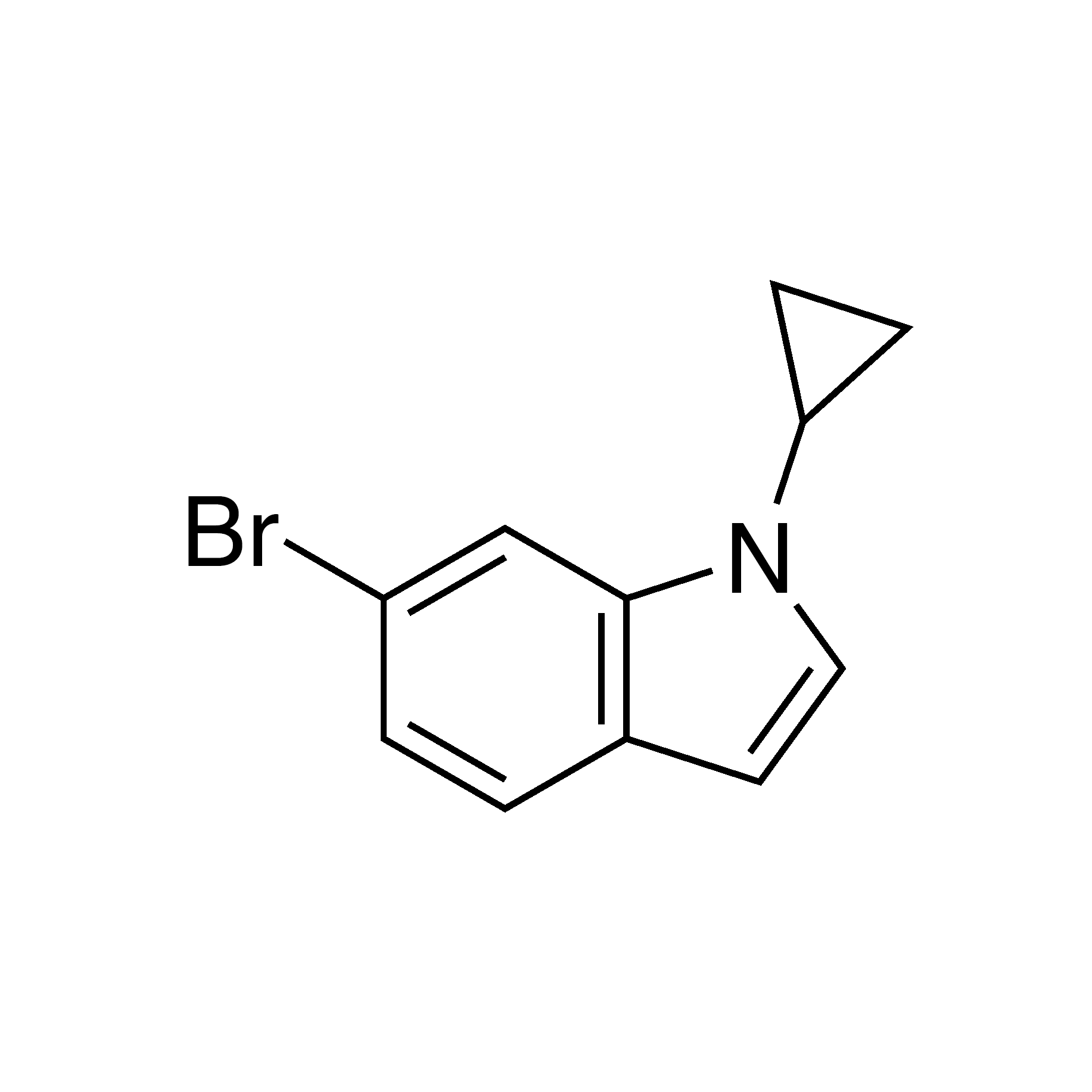 6-Bromo-1-cyclopropyl-1H-indole, 95%