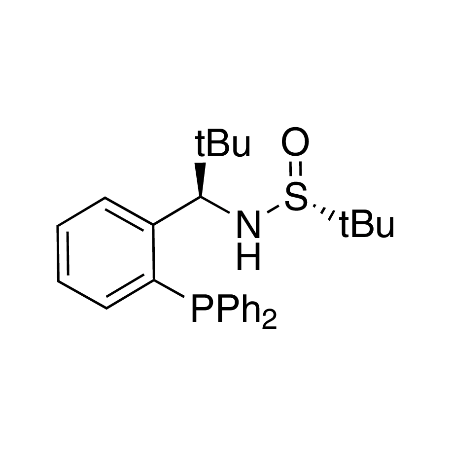 [S(R)]-N-[(1R)-1-[2-(Diphenylphosphino)phenyl]-2,2-dimethylpropyl]-2-methyl-2-propanesulfinamide, 95%