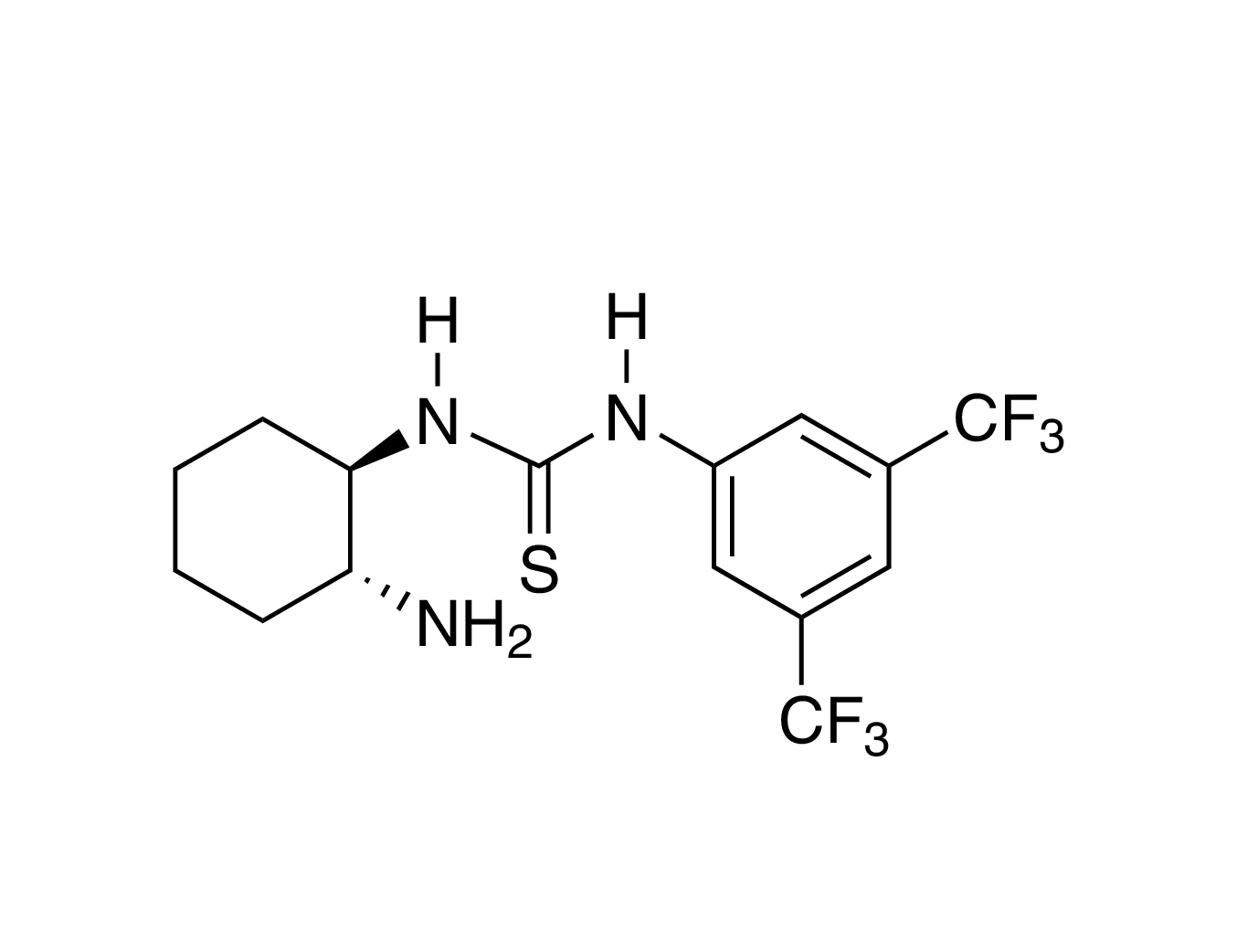 N-[(1R,2R)-2-Aminocyclohexyl]-N'-[3,5-bis(trifluoromethyl)phenyl]thiourea, 98%, (99% ee)