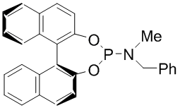 (S)-(+)-(3,5-Dioxa-4-phospha-cyclohepta[2,1-a;3,4-a']dinaphthalen-4-yl)benzyl(methyl)amine, 99%