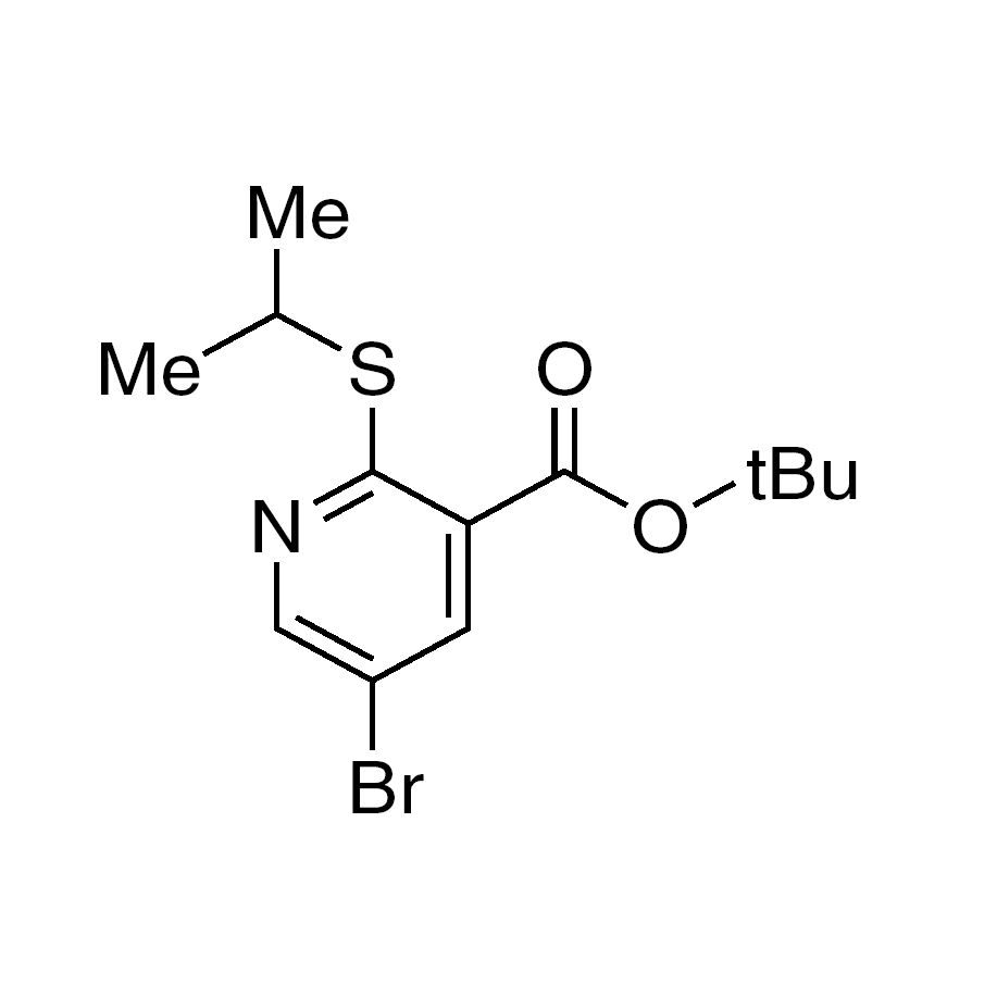 5-Bromo-2-isopropylsulfanyl-nicotinic acid tert-butyl ester, 95%