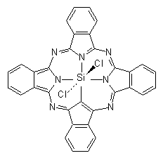 Silicon(IV) phthalocyanine dichloride, 85%
