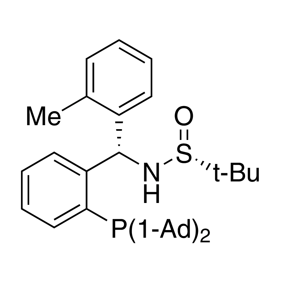 [S(R)]-N-[(R)-1-[2-(Diadamantanphosphino)phenyl]ethyl]-N,2-dimethyl-2-propanesulfinamide, 95%