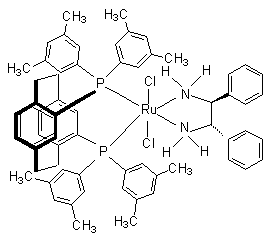 Dichloro[(R)-(-)-4,12-bis(di(3,5-xylyl)phosphino)-[2.2]-paracyclophane][(1S,2S)-(-)-1,2-di­phenylethylene­diamine]ruthenium(II), min. 95%