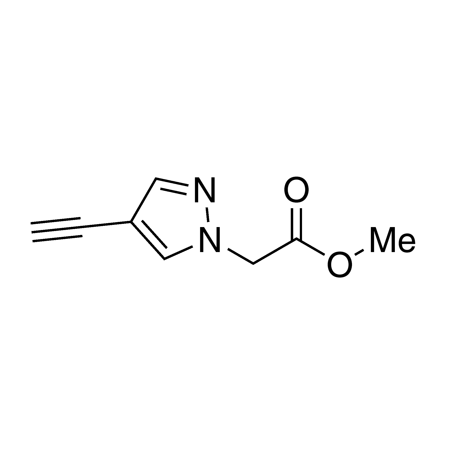 Methyl (4-ethynyl-1H-pyrazol-1-yl)acetate, 95%