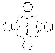 Manganese(II) phthalocyanine, min. 97%