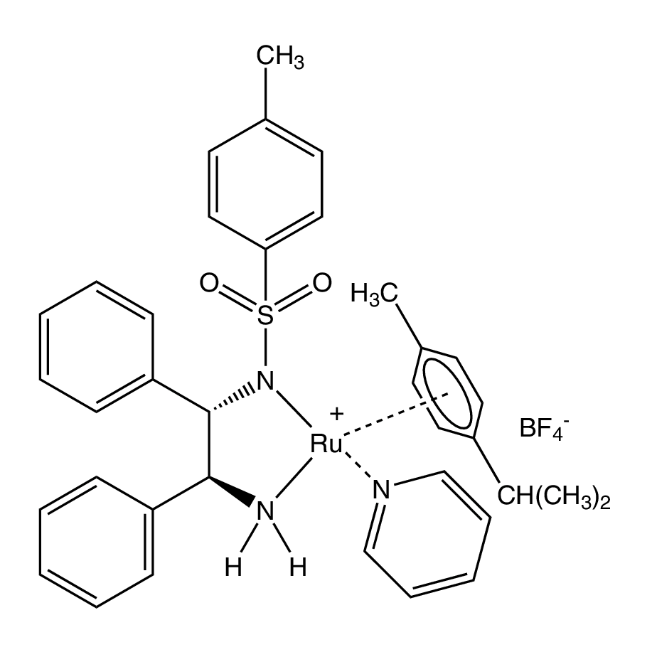 {[(1S,2S)-2-Amino-1,2-diphenylethyl](4-toluenesulfonyl)amido}(p-cymene)(pyridine)ruthenium(II) tetrafluoroborate, min. 97%