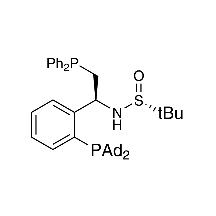 [S(R)]-N-[(1S)-2-(Diphenylphosphino)-1-[2-(diadamantanphosphanyl)phenyl]ethyl]-2-methyl-2-propanesulfinamide, 95%