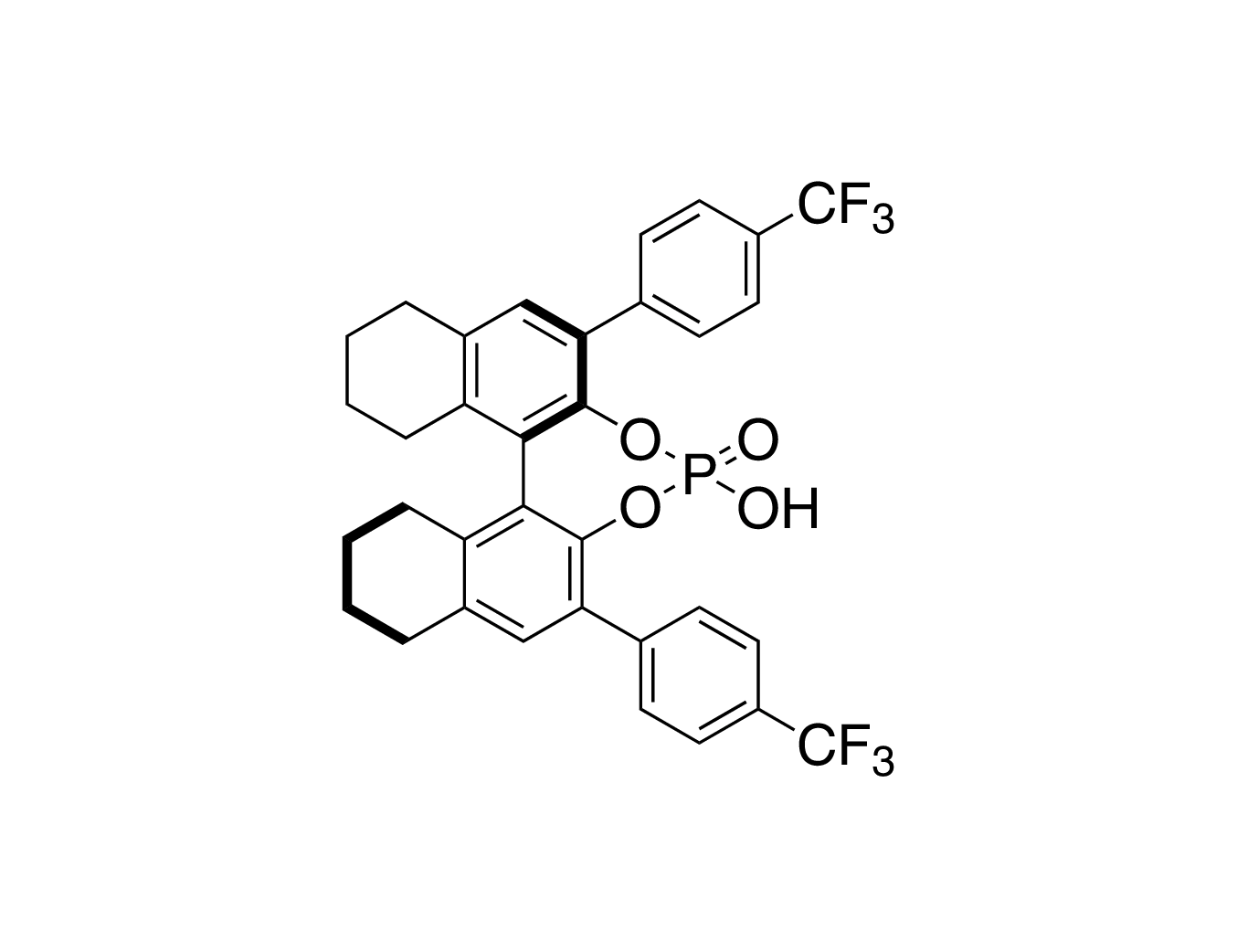 (11bR)-8,9,10,11,12,13,14,15-Octahydro-4-hydroxy-2,6-bis[4-(trifluoromethyl)phenyl]-4-oxide-dinaphtho[2,1-d:1',2'-f][1,3,2]dioxaphosphepin, 98% (99% ee)